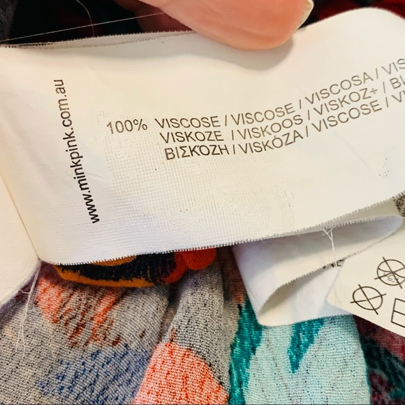 MINKPINK Tropical Dream Crop Top MEDIUM - Picture 9 of 10